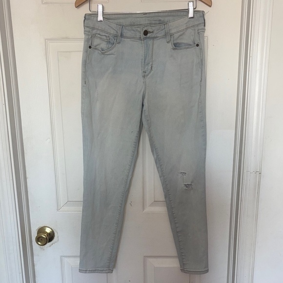 Old Navy Denim - Old Navy Mid Rise Rockstar Jeans Blue Size 10